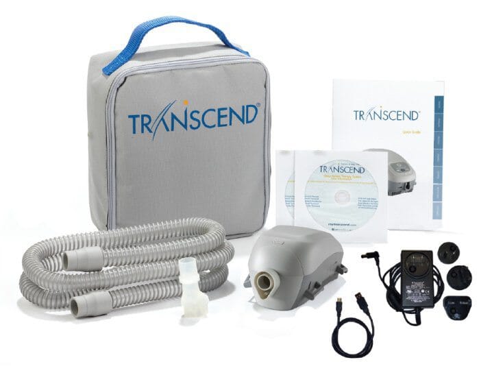 transcend ezex travel cpap machine